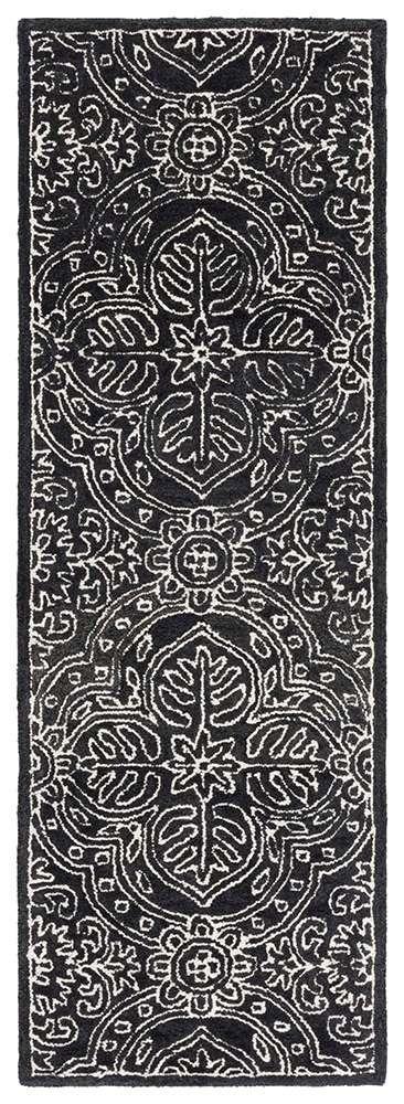 Lauren Ralph Lauren - Etienne Rug - 2-3in X 7 - Black / Ivory veiw 1