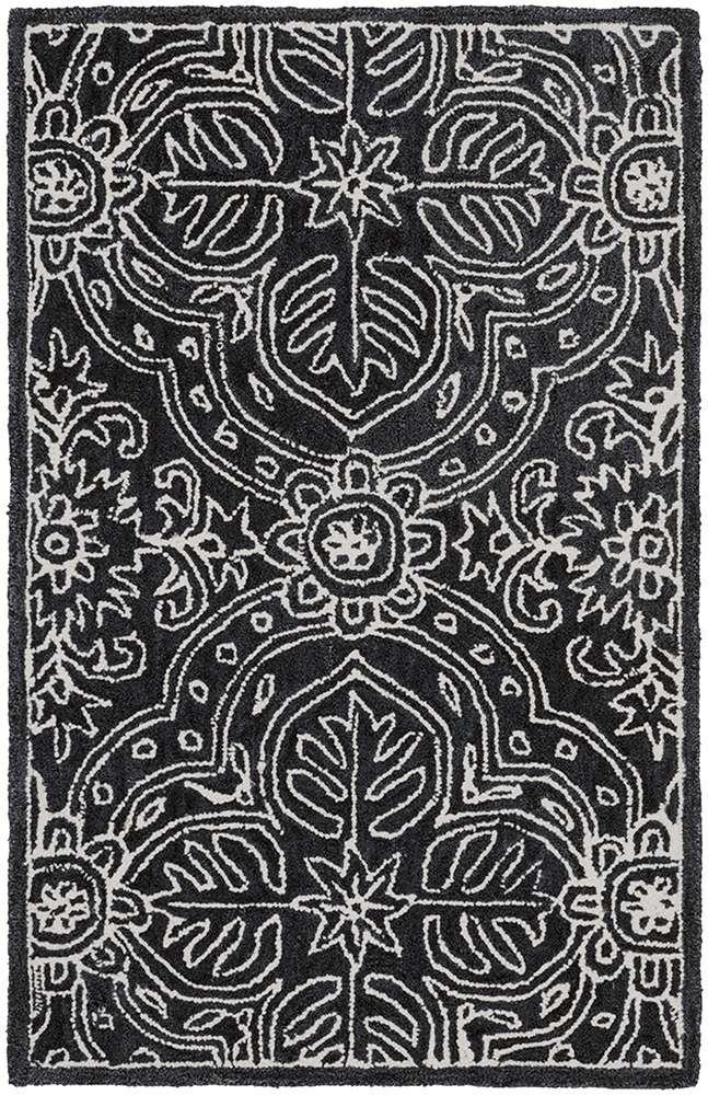 Lauren Ralph Lauren - Etienne Rug - 2-6in X 4 - Black / Ivory veiw 1