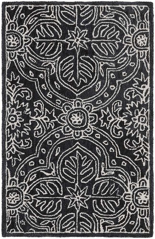 Lauren Ralph Lauren - Etienne Rug - 2-6in X 4 - Black / Ivory veiw 1
