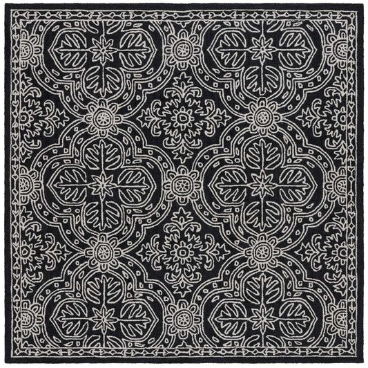 Lauren Ralph Lauren - Etienne Rug - 5 X 5 Square - Black / Ivory veiw 1