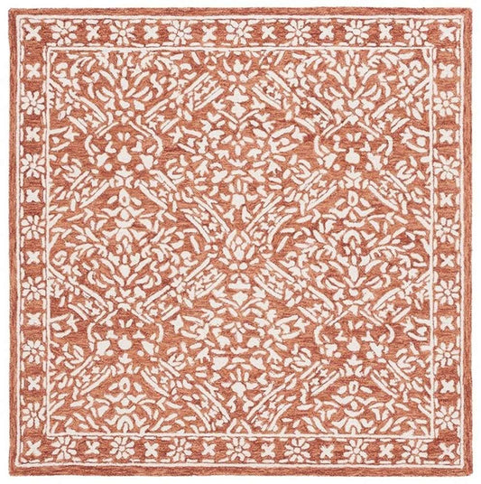 Lauren Ralph Lauren - Olivier Rug - 7 X 7 Square - Rust / Ivory veiw 1