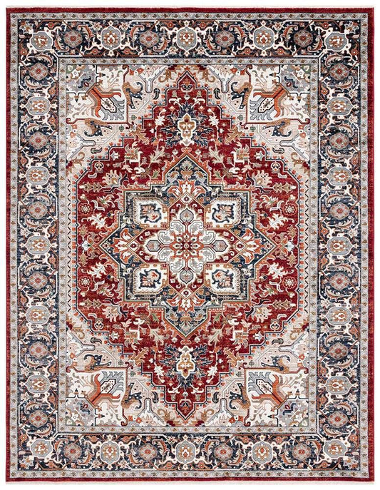 Lauren Ralph Lauren - 1119 Rug - 7-9in x 9-6inRECTANGLE - Red / Navy veiw 1