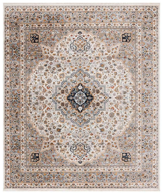 Lauren Ralph Lauren - 1120 Rug - 7-9in x 9-6inRECTANGLE - Ivory / Grey veiw 1