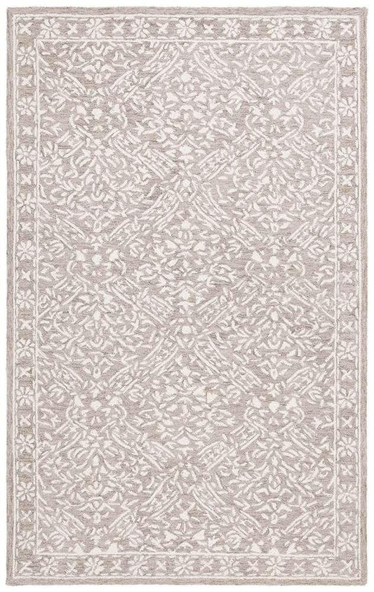 Lauren Ralph Lauren - Olivier Rug - 5 X 8 - Silver / Ivory veiw 1