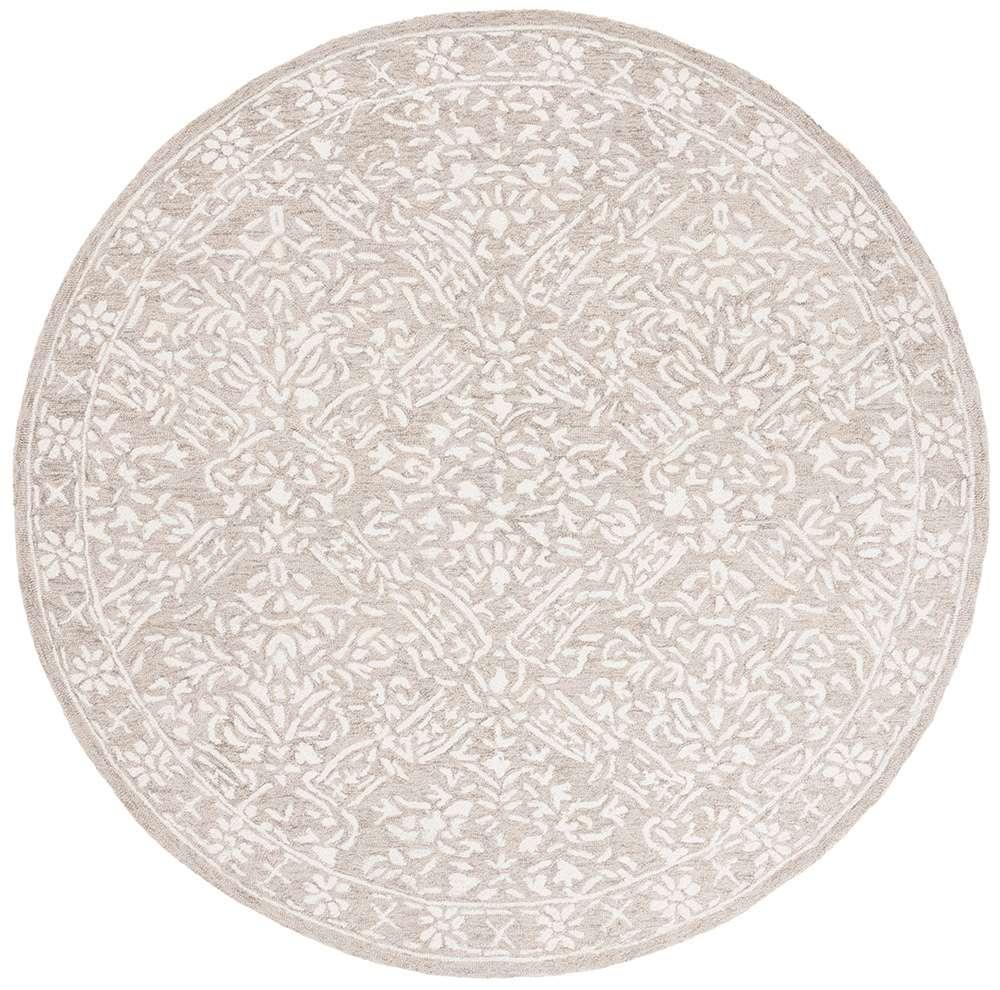 Lauren Ralph Lauren - Olivier Rug - 7 X 7 Round - Silver / Ivory veiw 1