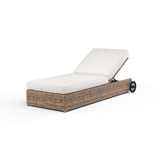 Sunset West - Havana Adjustable Chaise in Canvas Flax w/ Self Welt - SW1701-9-FLAX-STKIT veiw 1