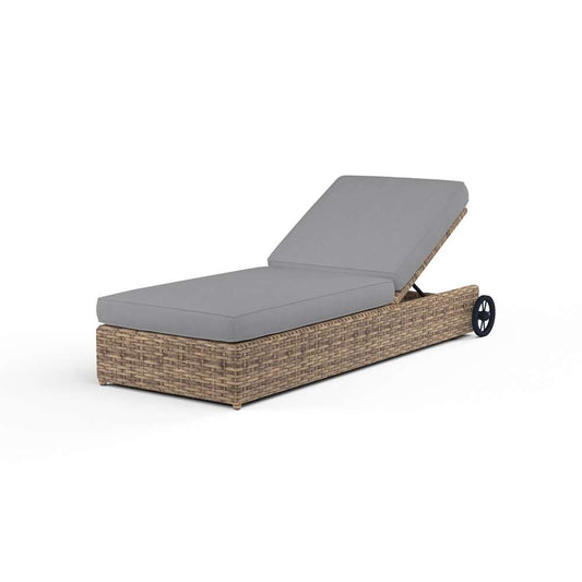 Sunset West - Havana Adjustable Chaise in Canvas Granite w/ Self Welt - SW1701-9-5402 veiw 1