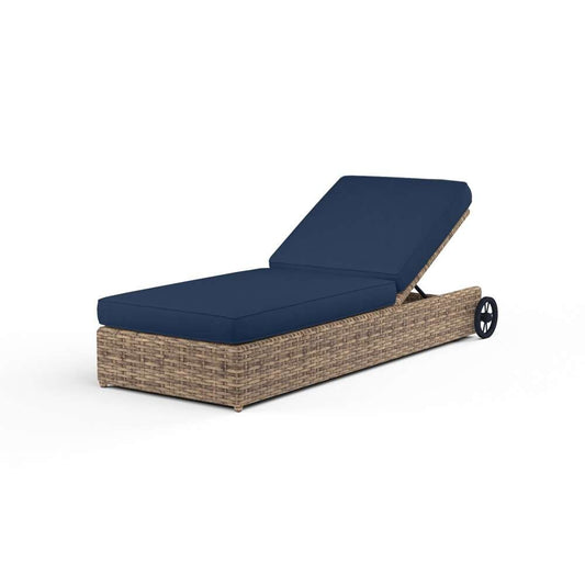 Sunset West - Havana Adjustable Chaise in Spectrum Indigo w/ Self Welt - SW1701-9-48080 veiw 1