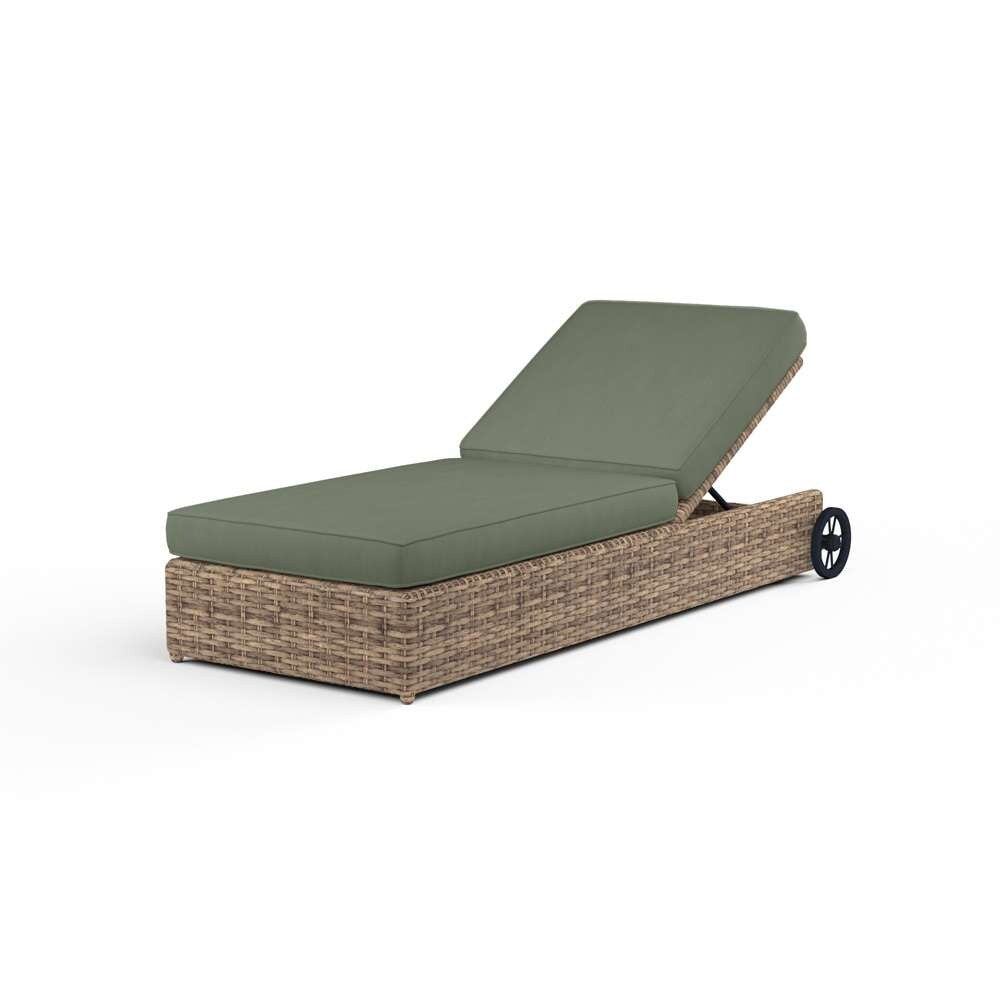 Sunset West - Havana Adjustable Chaise in Cast Sage w/ Self Welt - SW1701-9-48092 veiw 1