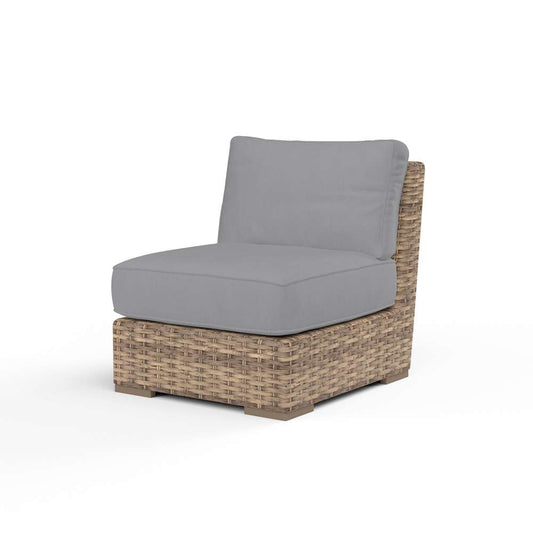 Sunset West - Havana Armless Club in Canvas Granite w/ Self Welt - SW1701-AC-5402 veiw 1