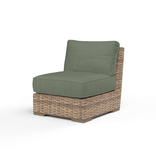 Sunset West - Havana Armless Club in Cast Sage w/ Self Welt - SW1701-AC-48092 veiw 1