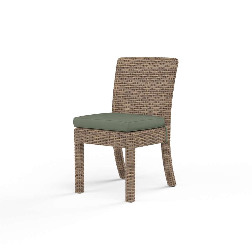 Sunset West - Havana Armless Dining Chair in Cast Sage w/ Self Welt - SW1701-1A-48092 veiw 1