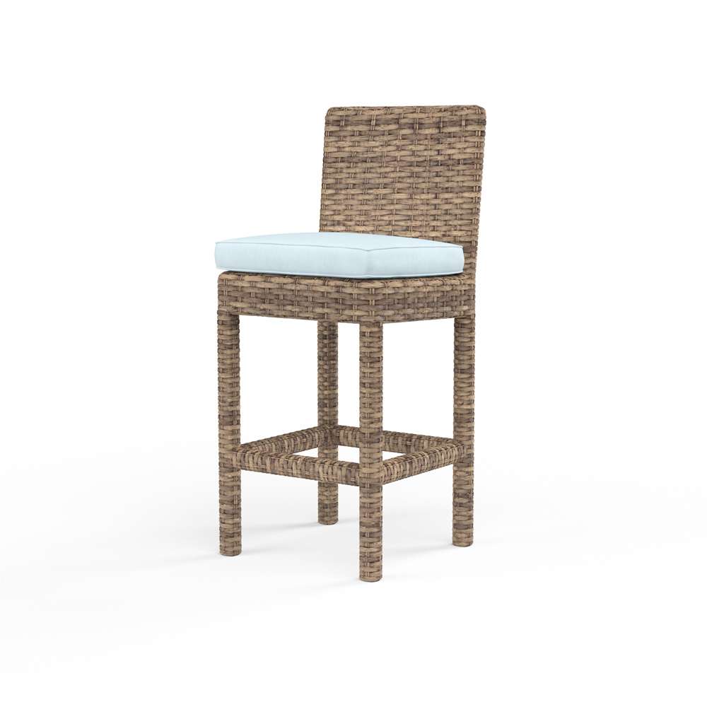 Sunset West - Havana Barstool in Canvas Skyline w/ Self Welt - SW1701-7B-14091 veiw 1