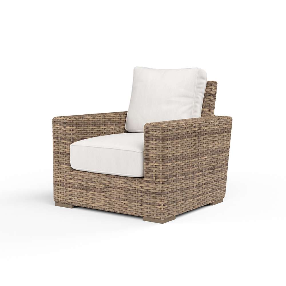 Sunset West - Havana Club Chair in Canvas Flax w/ Self Welt - SW1701-21-FLAX-STKIT veiw 1