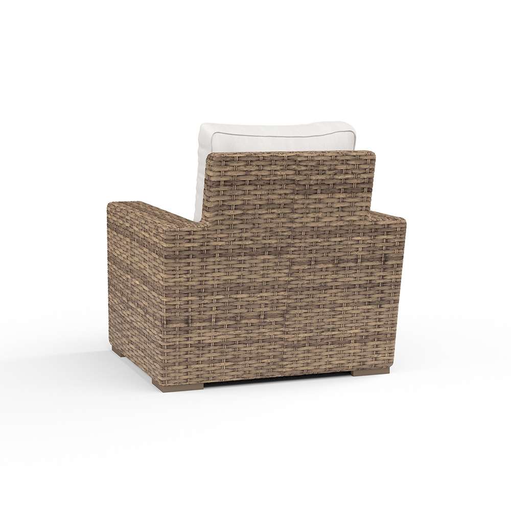 Sunset West - Havana Club Chair in Canvas Flax w/ Self Welt - SW1701-21-FLAX-STKIT veiw 2