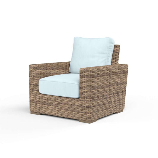 Sunset West - Havana Club Chair in Canvas Skyline w/ Self Welt - SW1701-21-14091 veiw 1