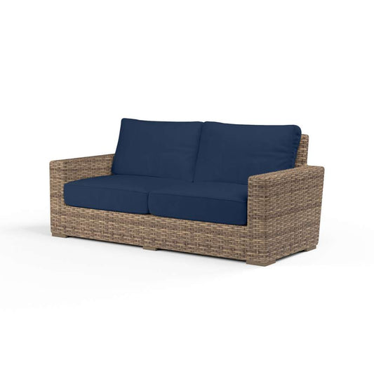 Sunset West - Havana Loveseat in Spectrum Indigo w/ Self Welt - SW1701-22-48080 veiw 1
