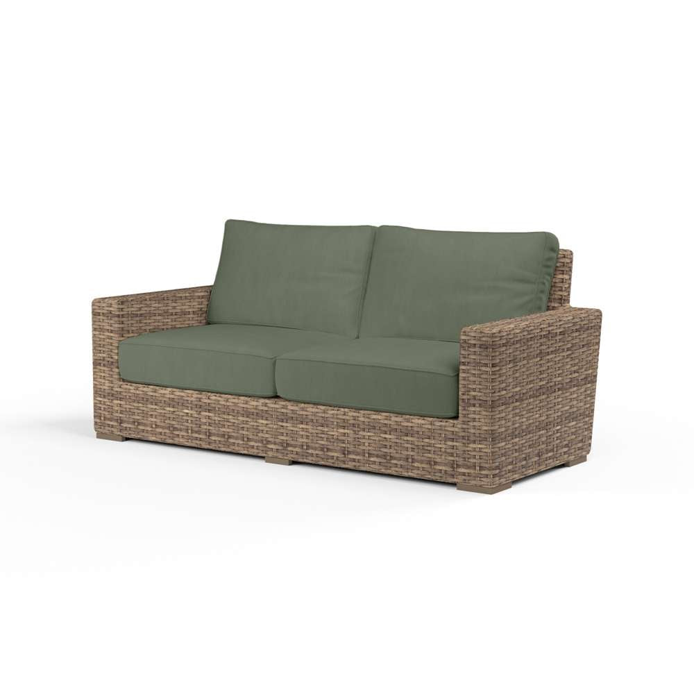 Sunset West - Havana Loveseat in Cast Sage w/ Self Welt - SW1701-22-48092 veiw 1
