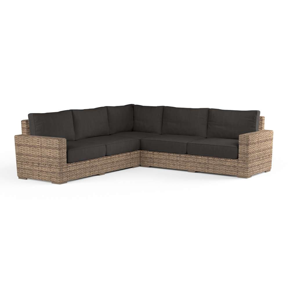 Sunset West - Havana Sectional in Spectrum Carbon w/ Self Welt - SW1701-SEC-48085 veiw 1