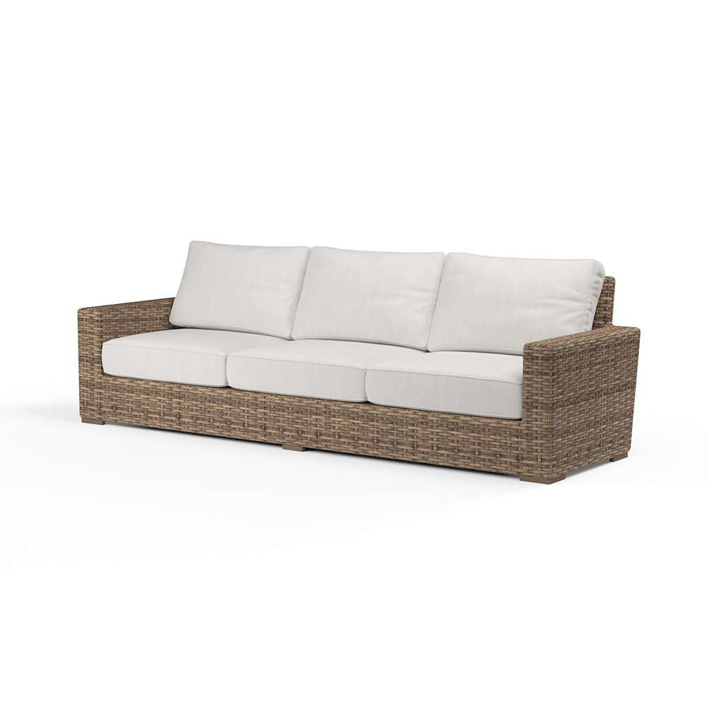 Sunset West - Havana Sofa in Canvas Flax w/ Self Welt - SW1701-23-FLAX-STKIT veiw 1