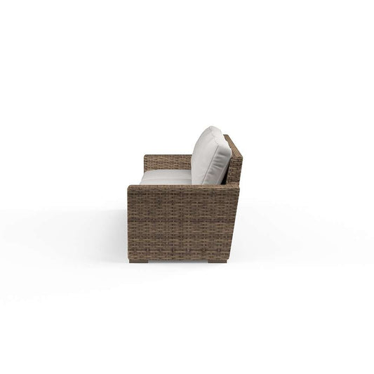 Sunset West - Havana Sofa in Canvas Flax w/ Self Welt - SW1701-23-FLAX-STKIT veiw 2