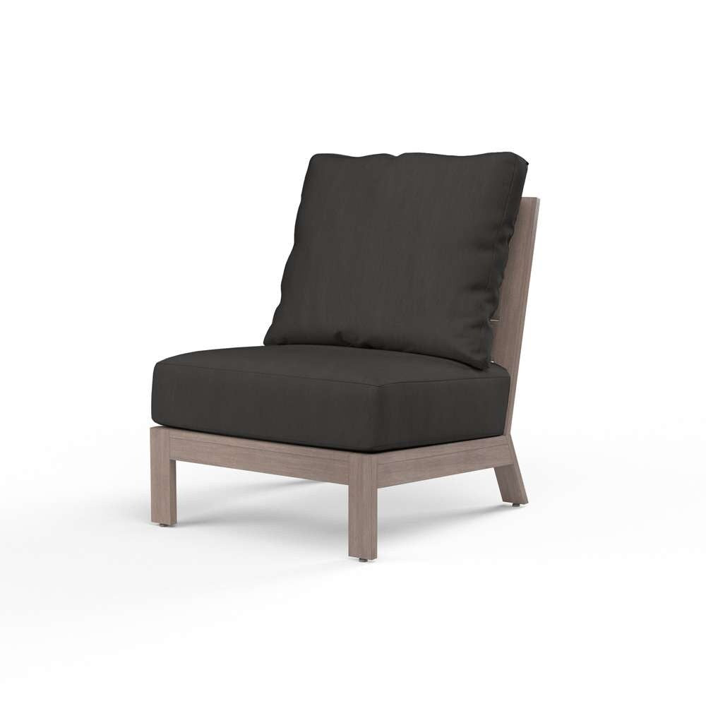 Sunset West - Laguna Armless Club in Spectrum Carbon, No Welt - SW3501-AC-48085 veiw 1