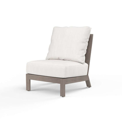Sunset West - Laguna Armless Club in Canvas Flax, No Welt - SW3501-AC-FLAX-STKIT veiw 1