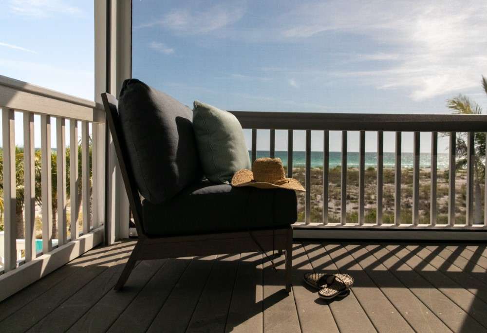 Sunset West - Laguna Armless Club in Canvas Flax, No Welt - SW3501-AC-FLAX-STKIT veiw 3