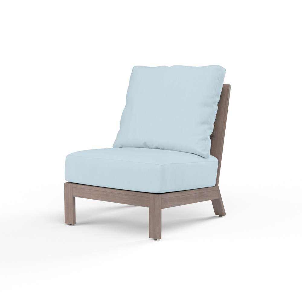 Sunset West - Laguna Armless Club in Canvas Skyline, No Welt - SW3501-AC-14091 veiw 1