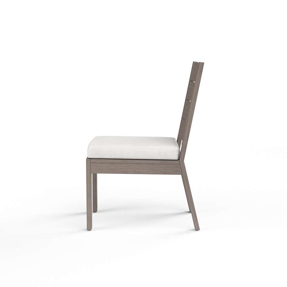 Sunset West - Laguna Armless Dining Chair in Canvas Flax, No Welt - SW3501-1A-FLAX-STKIT veiw 2