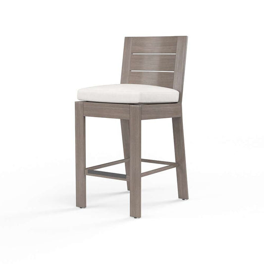 Sunset West - Laguna Barstool in Canvas Flax, No Welt - SW3501-7B-FLAX-STKIT veiw 1