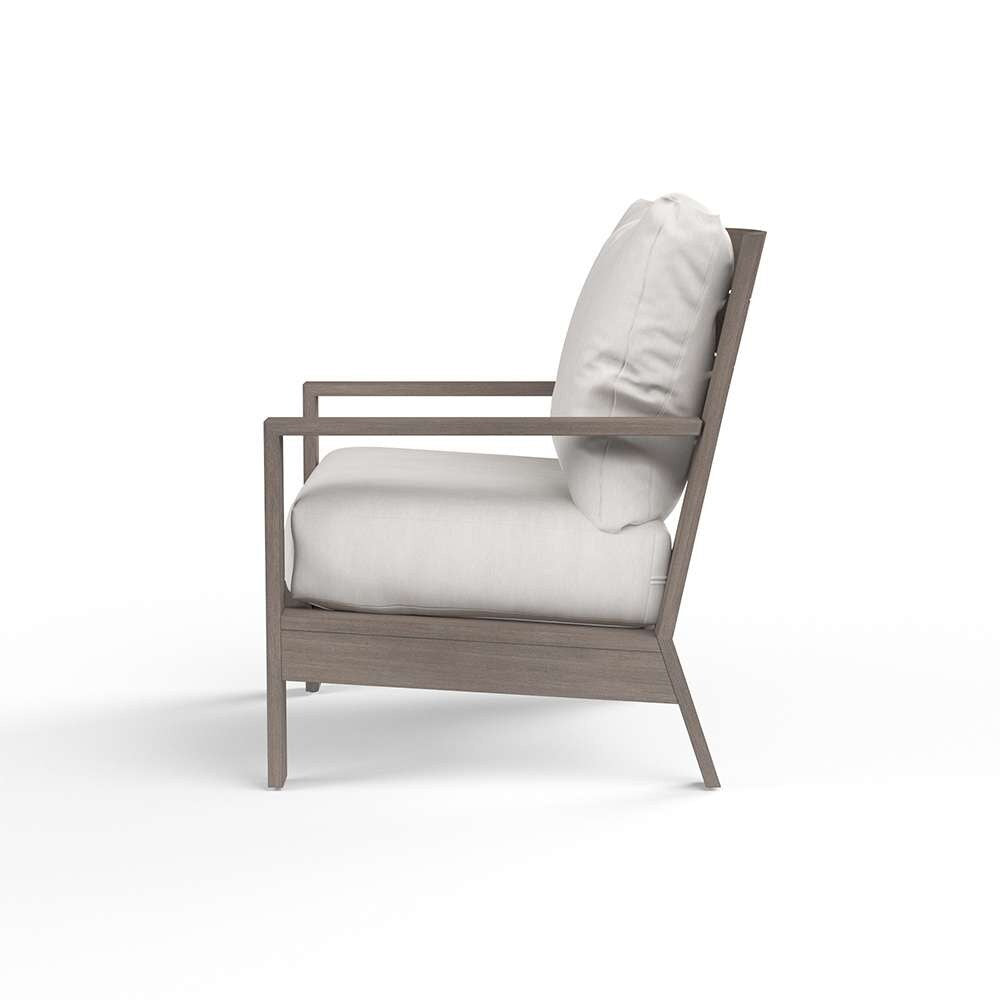 Sunset West - Laguna Club Chair in Canvas Flax, No Welt - SW3501-21-FLAX-STKIT veiw 2