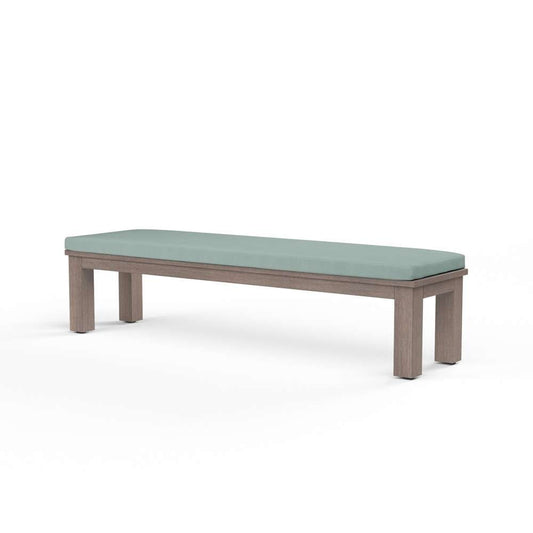 Sunset West - Laguna Dining Bench in Cast Mist, No Welt - SW3501-BNCH-40429 veiw 1