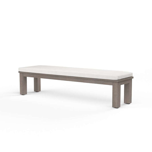 Sunset West - Laguna Dining Bench in Canvas Flax, No Welt - SW3501-BNC-FLX-STKIT veiw 1