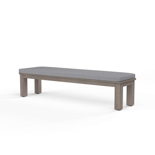 Sunset West - Laguna Dining Bench in Canvas Granite, No Welt - SW3501-BNCH-5402 veiw 1