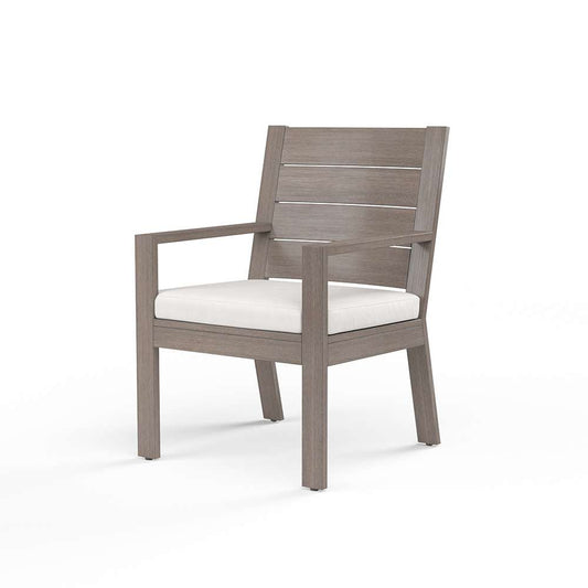 Sunset West - Laguna Dining Chair in Canvas Flax, No Welt - SW3501-1-FLAX-STKIT veiw 1