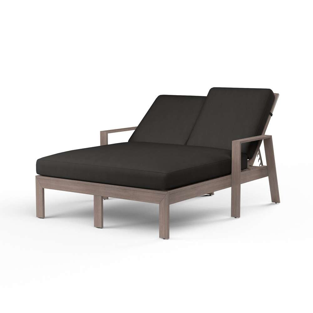 Sunset West - Laguna Double Chaise Lounge in Spectrum Carbon, No Welt - SW3501-99-48085 veiw 1