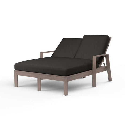 Sunset West - Laguna Double Chaise Lounge in Spectrum Carbon, No Welt - SW3501-99-48085 veiw 1