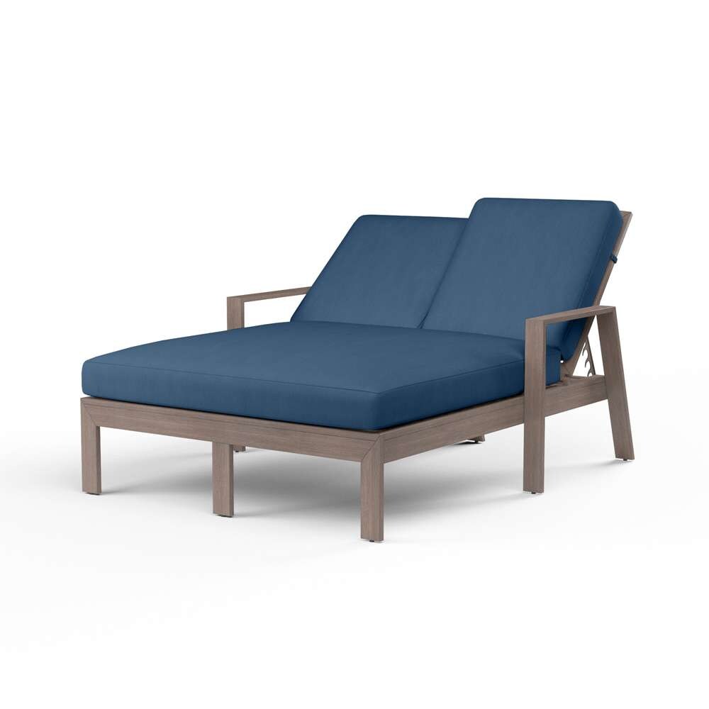 Sunset West - Laguna Double Chaise Lounge in Spectrum Indigo, No Welt - SW3501-99-48080 veiw 1