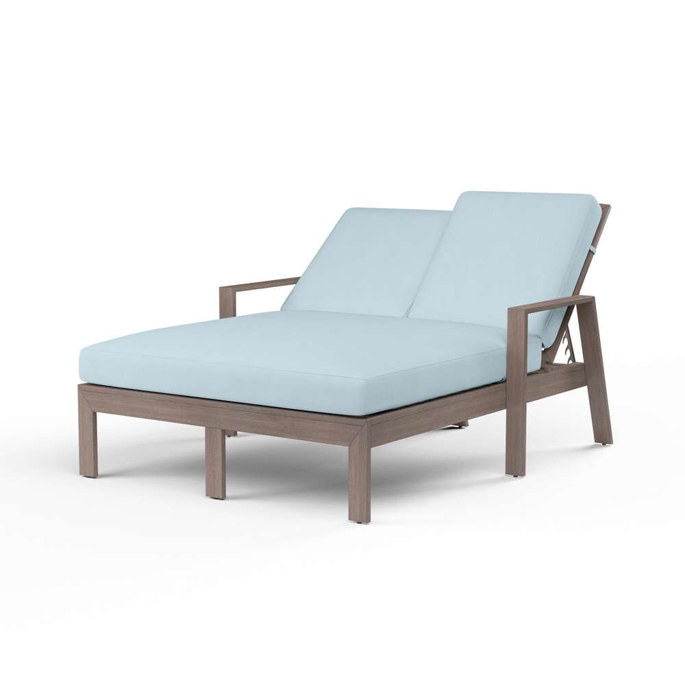 Sunset West - Laguna Double Chaise Lounge in Canvas Skyline, No Welt - SW3501-99-14091 veiw 1