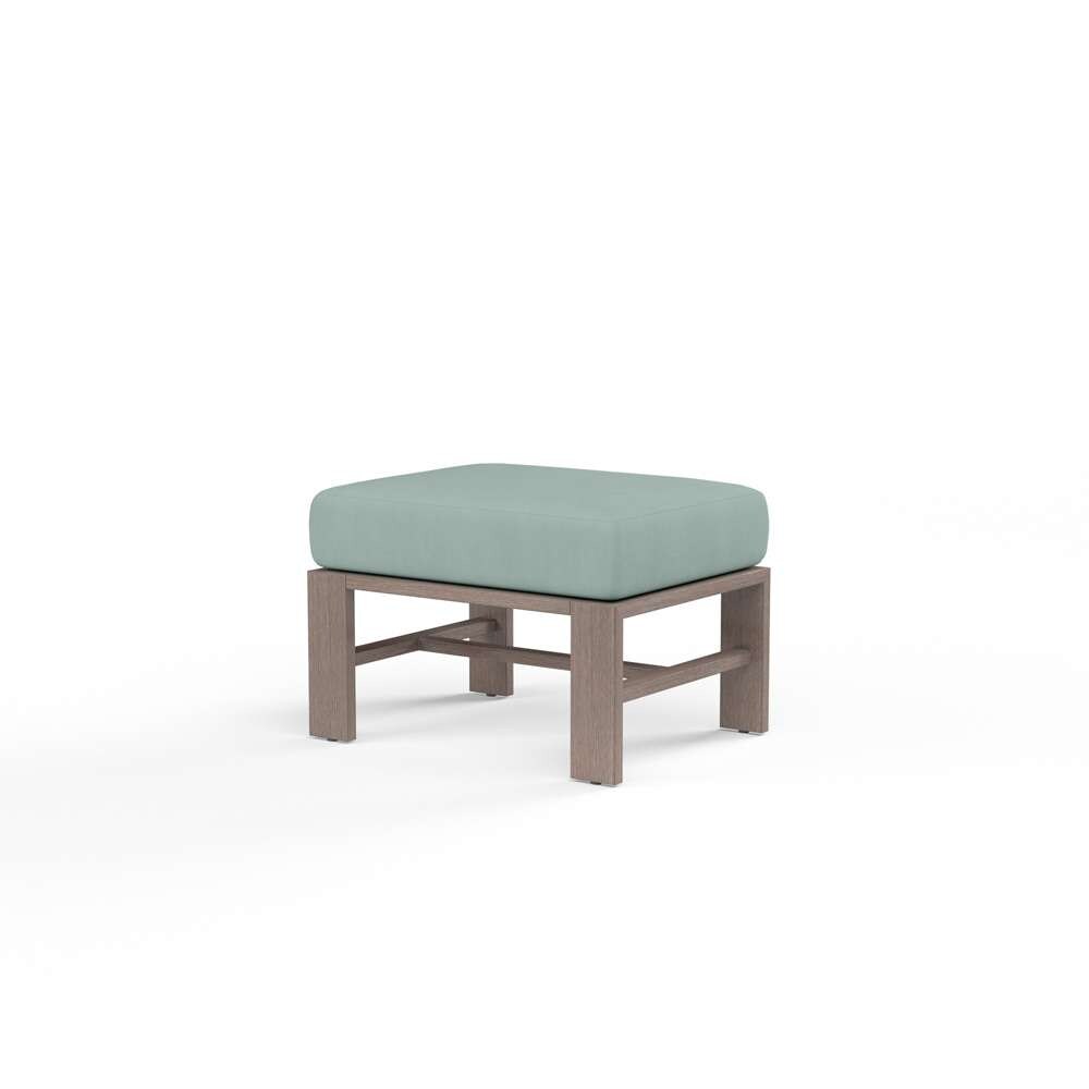 Sunset West - Laguna Ottoman in Cast Mist, No Welt - SW3501-OTT-40429 veiw 1