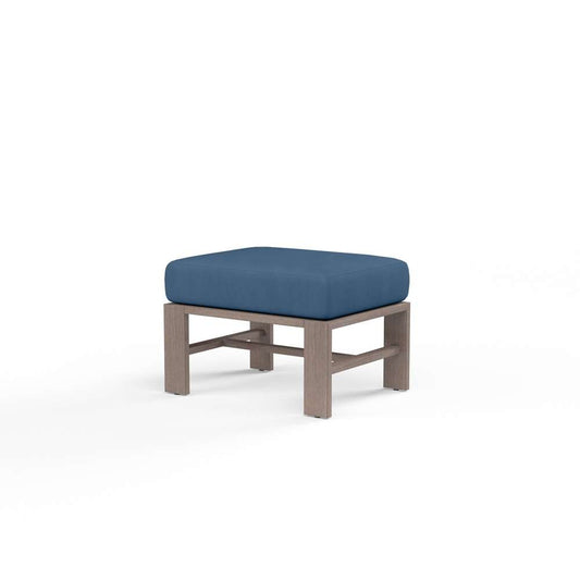 Sunset West - Laguna Ottoman in Spectrum Indigo, No Welt - SW3501-OTT-48080 veiw 1