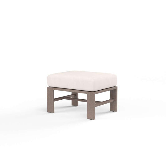 Sunset West - Laguna Ottoman in Canvas Natural, No Welt - SW3501-OTT-5404 veiw 1