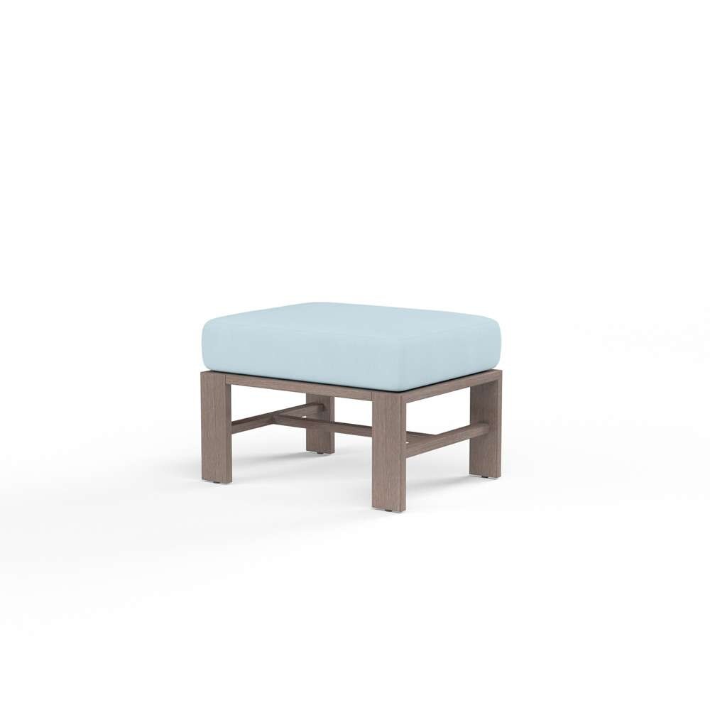 Sunset West - Laguna Ottoman in Canvas Skyline, No Welt - SW3501-OTT-14091 veiw 1