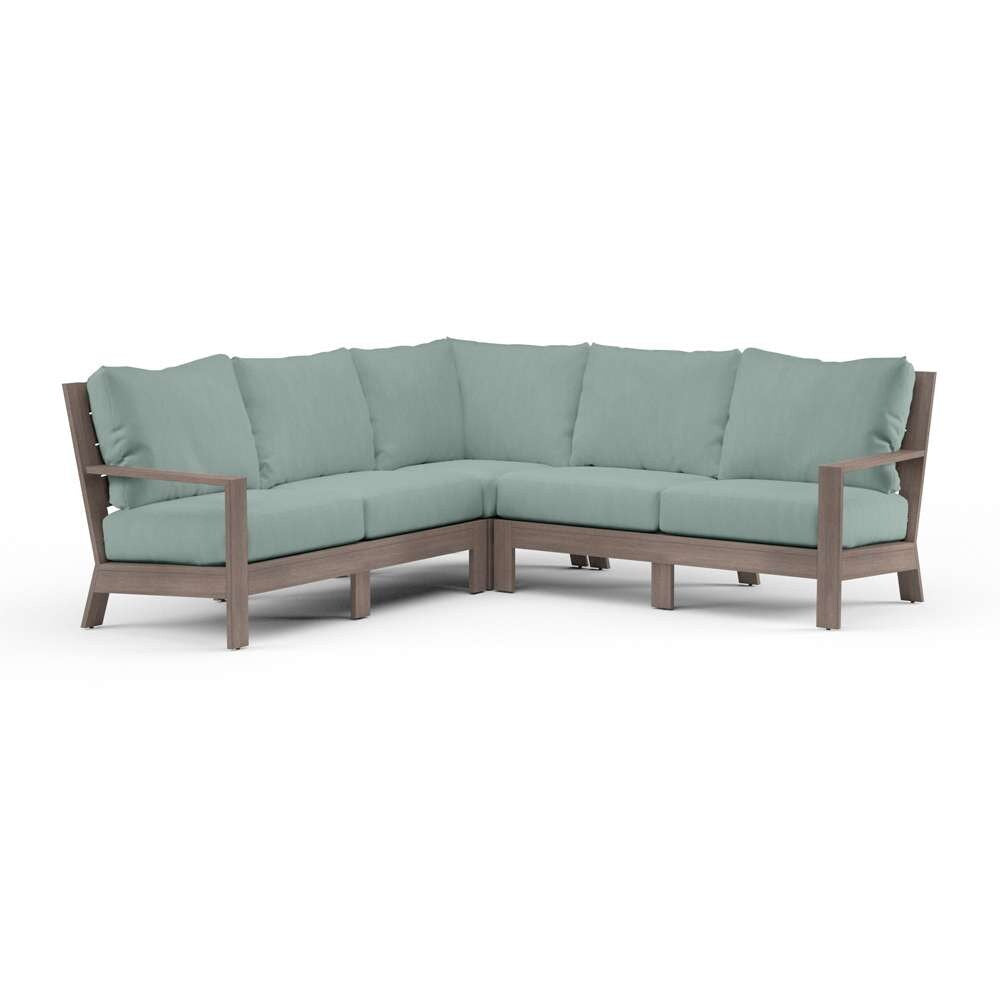 Sunset West - Laguna Sectional in Cast Mist, No Welt - SW3501-SEC-40429 veiw 1