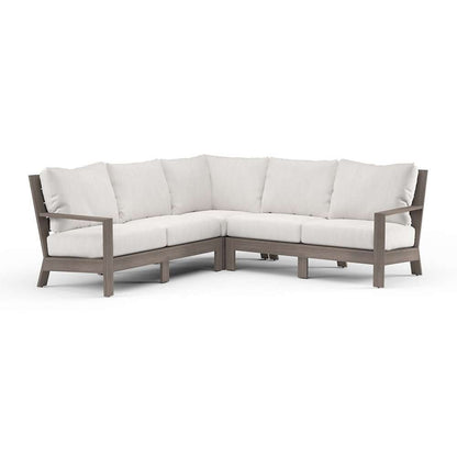Sunset West - Laguna Sectional in Canvas Flax, No Welt - SW3501-SEC-FLX-STKIT veiw 1
