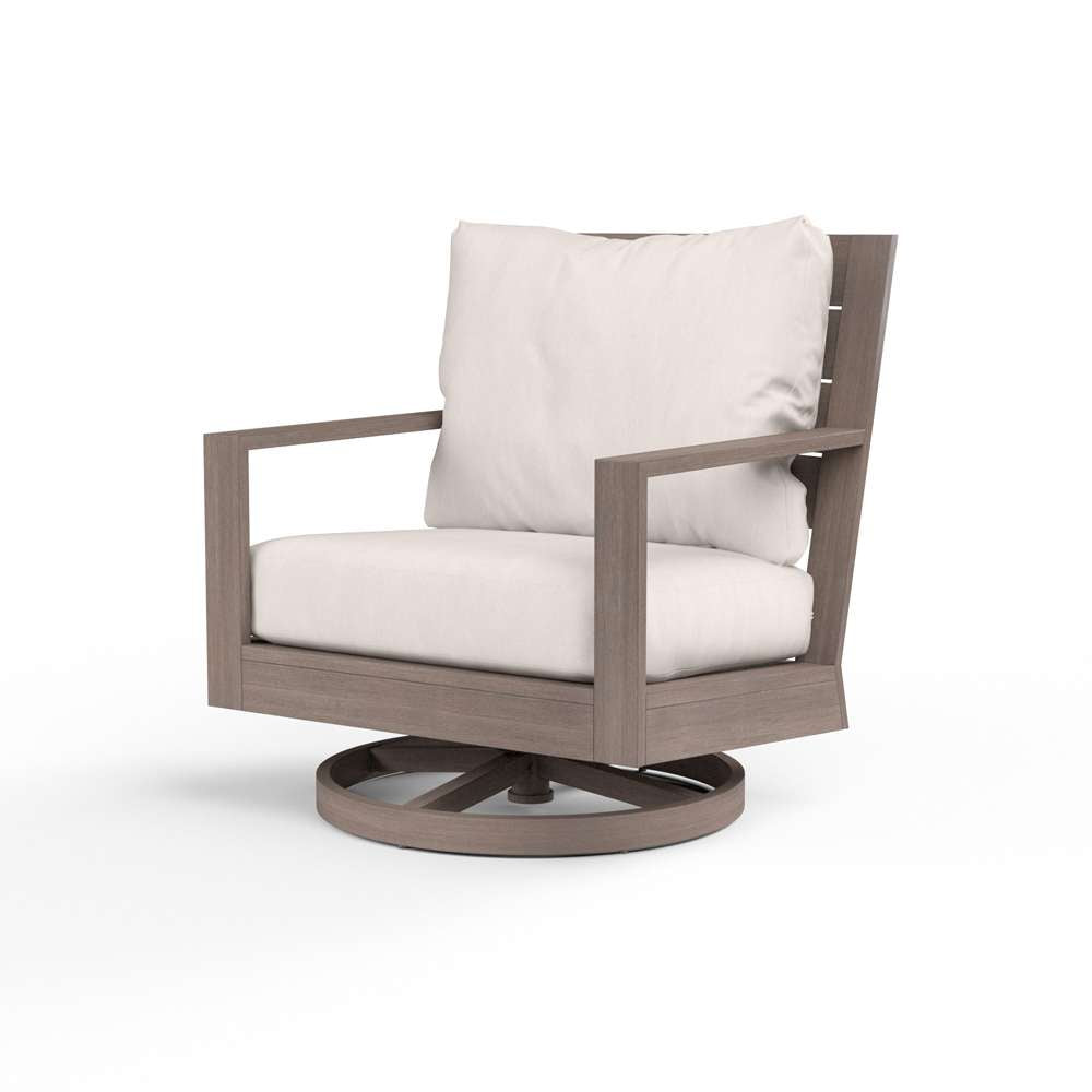 Sunset West - Laguna Swivel Club Rocker in Canvas Natural, No Welt - SW3501-21SR-5404 veiw 1