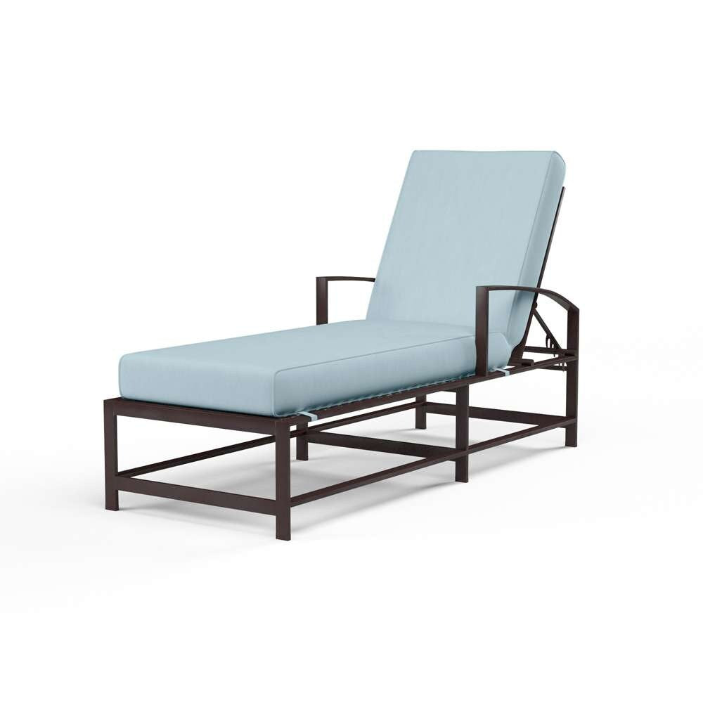 Sunset West - La Jolla Chaise in Canvas Skyline w/ Self Welt - SW401-9-14091 veiw 1