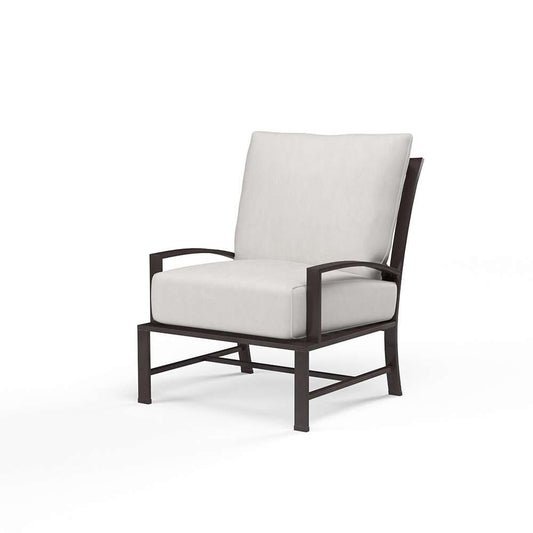 Sunset West - La Jolla Club Chair in Canvas Flax w/ Self Welt - SW401-21-FLAX-STKIT veiw 1