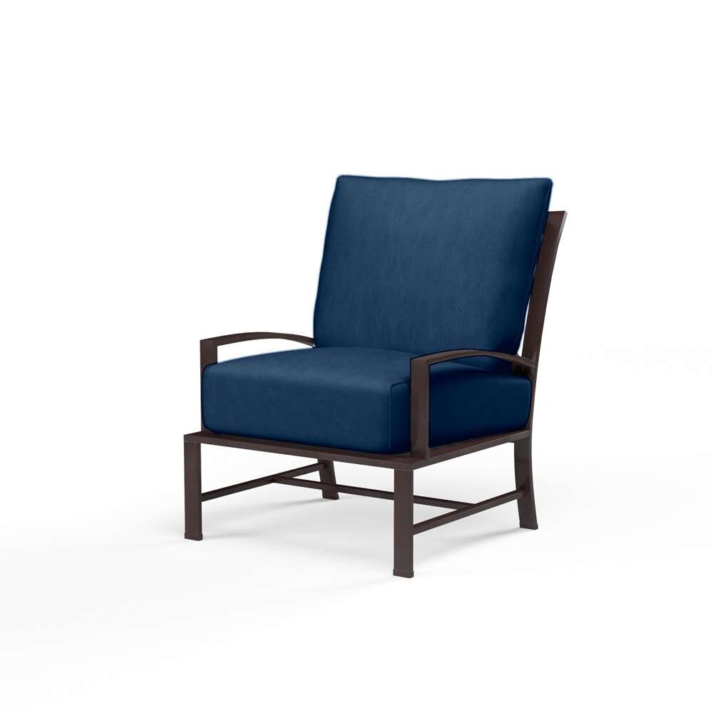 Sunset West - La Jolla Club Chair in Spectrum Indigo w/ Self Welt - SW401-21-48080 veiw 1